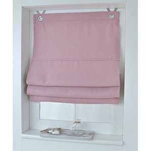 Kutti Store Bateau Dimout Blackout oeilets sans per&ccedil;age Rose 45 x130 cm (Rollos & more, neuf)