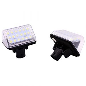 PolarLander Car LED Aucune Erreur Lampe de Plaque d'immatriculation Lampe de Plaque d'immatriculation Blanche SMD 12V for M-azda 6 03- CX-5 14-15 CX-7 07-12 (GOLANDER, neuf)