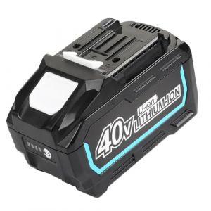 Batterie de rechange compatible avec Makita 40 V BL4025, BL4040, BL4020, BL4050, BL4060, BL4080F Max XGT, compatible avec les chargeurs Makita 40 V d'origine et les outils d'alimentation sans fil (aCase, neuf)