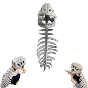 G&eacute;n&eacute;rique Spinesaurus Plush Dino Outfit, Spinosaurus Costume,Squelette 3d de Dinosaure, Costume de Cosplay R&eacute;aliste Pour Halloween, Spinosaure en Peluche Pour F&ecirc;tes Couvre-Chef Squelette Amusant (ymjxwx, neuf)