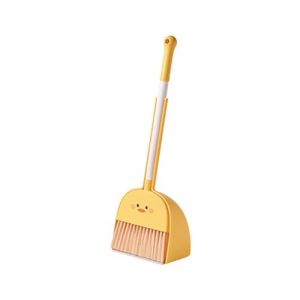 Luwecf Mini Balai avec Pelle à Poussière pour Enfants, Petit Ensemble d'aide au Ménage, Ensemble de Nettoyage en Plastique pour Nettoyage Domestique et Faire, Canard (Fenbin, neuf)