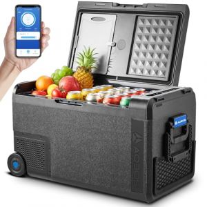 AAOBOSI Glaci&egrave;re Electrique 38L, Glaci&egrave;re &agrave; Compression 12V/24V et 100-240V, -20&deg;C &agrave; 20&deg;C, Robuste Glaciere Electrique pour Voitures, Camions, V&eacute;hicules de loisirs, Bateaux, Maisons, Camping et P&ecirc;che (TopCooler Store, neuf)