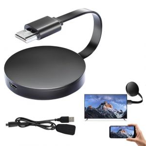 Adaptateur HDMI sans Fil 1080P WiFi, Dongle Display Miracast 2.4GHz, Adaptateur HDMI sans Fil pour Android, iOS, Windows, Mac, Compatible Airplay, DLNA, Projecteur (YuanDaoDianZiShangWu, neuf)