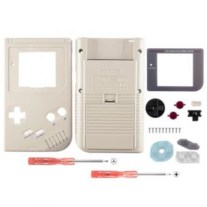 OSTENT Remplacement Complet de la Coque du boîtier de la Coque pour la Console Nintendo GB Game Boy Couleur Gris (OSTENT, neuf)
