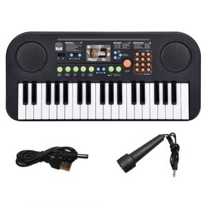 Piano Enfant,Pianos Et Claviers pour Enfants,Piano Enfant 6 Ans,avec Microphone,Portable Multifonctionnel,Initiation &agrave; La Musique,Conaux Enfants &Acirc;g&eacute;s De 3 4 5 6 Ans Et Plus, Aux D&eacute;butants (taoxin oz, neuf)