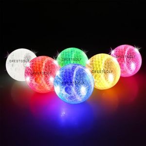 Kofull Lot de 6 balles de golf de &agrave; LED pour l&rsquo;entra&icirc;nement de nuit sur une longue distance Couleurs lumineuses m&eacute;lang&eacute;es Rose, bleu, rouge, vert, blanc, Jaune (mykuja, neuf)