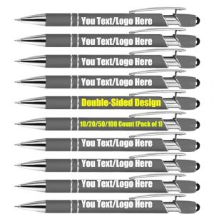 Générique Cadeau Personnalisé Stylo Stylo Personnalisé Stylo Publicitaire Texte et Logo Personnalisés Idéal Comme promotionnels, Articles D'entreprise, Cadeaux de Fête 10/20/50/100Pcs (Baisongye, neuf)