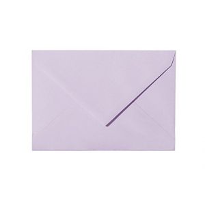 Paper24 Lot de 25 enveloppes B6 à fermeture humide 120 g/m² - 12,5 x 17,5 cm - Pour mariage, anniversaire, bricolage - Couleur lilas (paper24, neuf)