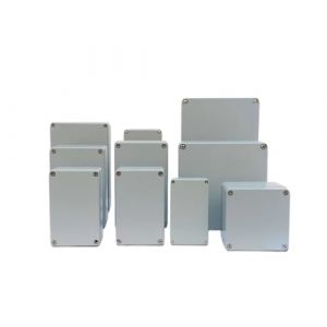 AIRUIXI Bo&icirc;te de d&eacute;rivation Bo&icirc;te en m&eacute;tal IP67 Bo&icirc;te ext&eacute;rieure en Aluminium moul&eacute; r&eacute;sistant aux Hautes temp&eacute;ratures Trou d'installation en Usine Bo&icirc;te de jonction &eacute;lectrique(FA2-1 120x80x55) (Bunaner, neuf)