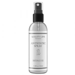 Spray antistatique pour vêtements, textiles - Spray antistatique - Anti-plis - Pour meubles, voiture, voiture - Réduit la charge statique - Professionnel - Intérieur et extérieur - 100 ml (KENdouSHOP, neuf)