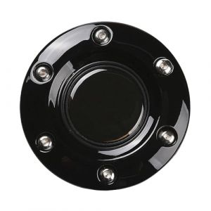Jscarlife Bouton de klaxon de volant de voiture, bouton poussoir universel modifi&eacute; pour la plupart des voitures (noir) (JscarlifeEU, neuf)