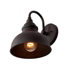Applique murale rétro rustique allumant un luminaire à col de cygne, une lampe de bureau, un luminaire industriel vintage dans une ferme - Appliques murales extérieures, câblé (paquet de 1) (Guangzhoukunyishangmaoyouxiangongsi, neuf)