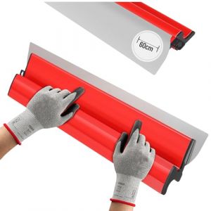 Spatule De Surface 60cm, Spatule De Surface Professionnel En Acier Inoxydable Avec Poign&eacute;e Ergonomique En Z, Couteau &Agrave; Enduire Pour Le Pl&acirc;trage De Plafond, Le Pl&acirc;trage De Mur (JIANAOTIE, neuf)