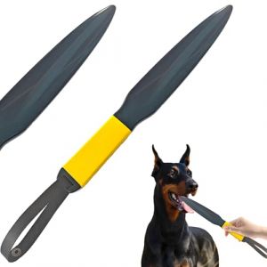 Whyzsjnclg Break Sticks pour Les Chiens, Stopper de Combat pour Chiens, bâton de Morsure Robuste et Fonctionnel avec Bande Suspendue, Morsure Bouche pour Animaux Compagnie pour forts, Jaune et (enshixunkeshangmaoyouxiangongsi, neuf)