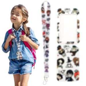 LQIOACU 1 Pi&egrave;ce Porte badge Harr y Potter, Porte badge tour de cou, Porte carte tour de cou, Tour de cou badge, Porte cartes, Blanc (LQIOACU, neuf)