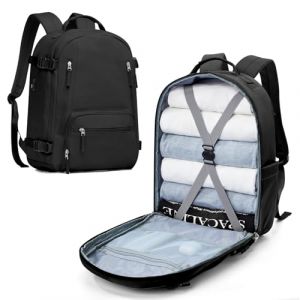 suradar Sac a Dos Voyage Cabine Avion Valise 45x36x20 Easyjet Bagage Cabine Sac de Voyage Sacs &agrave; Dos Easyjet 45x36x20 Avion avec Compartiment pour Ordinateur Noir (YQSD, neuf)