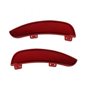 Lspbfkq Catadioptre Pare-Chocs Arri&egrave;re pour Volvo S40 V50 2008-2015 30763345 30763346 Feu Stop Gauche Droit Feu Stop R&eacute;flecteur Pare-Chocs Arri&egrave;re Lampe Lentille Lumi&egrave;re(Deep Red 1set) (Exclusive Auto Parts Store, neuf)