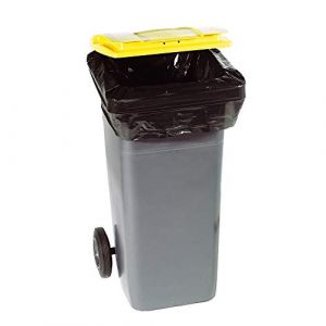 Sacs Poubelles | Housse Conteneur | 240 litres | Noir | Epaisseur 30µ | Paquet de 100 Sacs (Mon-conteneur.france, neuf)