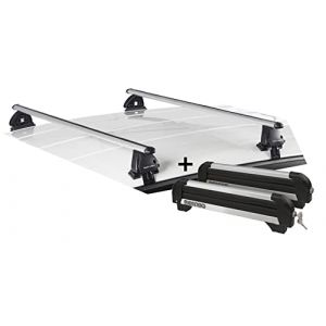 Porte-skis Iceberg 4 paires de skis + barres de toit VDP EVO ALU compatible avec Mercedes Classe B (W247) 5 portes &agrave; partir de 2019 (vonderpalette, neuf)