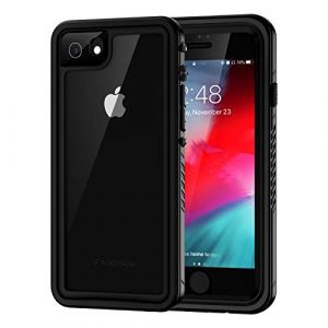 Focusor Coque pour iPhone SE 3/2 (modèle 2022/2020) & iPhone 7 & iPhone 8, [Étanche] [Antichoc] 360 Intégrale Protection Etui, Renforcé Antipoussière Anti-Neige Waterproof Full Body Housse, Noir (Focusor FR, neuf)
