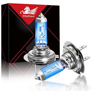 Winpower H7 / PX26d Halog&egrave;ne Ampoules de phare 100W 5000k Blanc chaud Faisceau de route/Feux de croisement Lampe 12V Auto Voiture Moto Feux de brouillard Ampoule, 2 pi&egrave;ces (DZG2018, neuf)