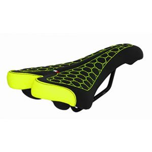 Selle FatBike Montegrappa pour vélo VTT Trekking unisexe, modèle SM 4010, fabriqué en Italie, couleur jaune (CUCUBA, neuf)