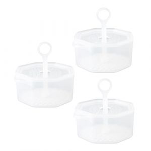 SOIMISS 3 pi&egrave;ces Tasses &agrave; Mousse Transparentes D&eacute;montables pour Nettoyage Facial G&eacute;n&eacute;rez une Mousse Fine Accessoires Ind&eacute;pendants Pratiques pour Usage Quotidien et Offert Femme (Star-wish, neuf)