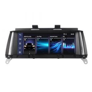 Autoradio Linux MAVYULQEF &agrave; d&eacute;marrage Rapide Compatible avec BMW S&eacute;rie X3 X4 F25 F26 (2014-2016) Mise &agrave; Niveau NBT iDrive | Bluetooth/CarPlay sans Fil/Android Auto | Conservation des Commandes OEM (HUAYAOTAI, neuf)
