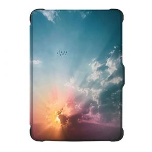 Coque Kobo Clara HD 2018 Etui Cuir Silicone Flip 360° Automatique Veille ou Réveil Magnétique Case Airbag Antichoc Design Unique Belle Etanche Housse pour Kobo Clara 2018 HD Écran 6" (6) (SGKITM, neuf)