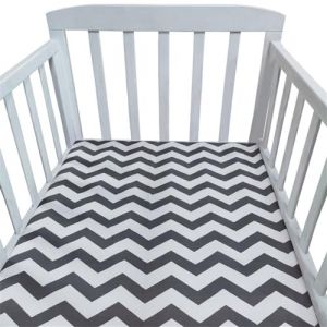 Odot Drap Housse pour Lit de Bébé, Coton Draps Housses Enfants Respirant Douce Extensible Protège Matelas pour Fille et Garçon, Lit Bébé, Berceau, Lit Parapluie (105x60cm,ondulation) (Odot, neuf)