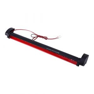 48 LED feu stop, universel rouge voiture troisième feux stop 12 V voiture haute montage troisième frein feu arrière feu d'avertissement bande lumineuse (Latina.e, neuf)