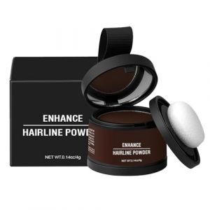 Hairline Powder, Poudre s, Retouche s Cheveux, Poudre d' à cheveux, Hairline Up Powder, Poudre Densifiante, Combler Les Cheveux Clairsemés pour Homme et Femme (zhrnfm, neuf)