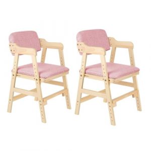 Chaise Haute d'alimentation Bébé,Chaise Haute Bébé Evolutive en Bois Naturel,Hauteurs Réglable Stable Chaise Supporte 90KG pour Bébés Enfants et Adultes,Solide,Design Universel (jusiZL, neuf)