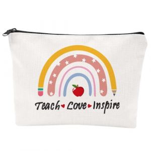 DOKRIN Vanity et trousses &agrave; maquillage 1 trousse de maquillage, 1 trousse de toilette, 1 trousse &agrave; crayons, 1 cadeau d'adieu, 1 cadeau de remerciement pour nounou, maternelle, cr&egrave;che. (IOANA BEST CLOTHES, neuf)