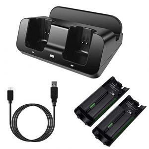 WOWOWO Chargeur de Support de Station d'accueil pour Station de Charge Intelligente pour t&eacute;l&eacute;commande Wii U Gamepad (yuanyouhuishangdian, neuf)