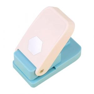 kowaku Poinçon à Onglets pour Dossier Portatif, Séparateur de Feuilles Mobiles, Poinçon d'Étiquette Multifonctionnelles avec Lame en Acier au Carbone, Perforateur pour d'Étiquettes, Hexagonal (kowaku, neuf)