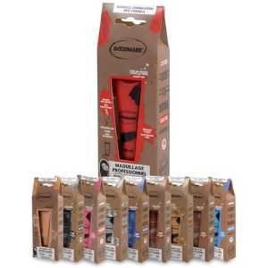 Goodmark 02080477 – Crème de maquillage professionnelle argentée, 1 pièce, 28 ml, dans un tube, crème, sur carte blister, maquillage, maquillage, carnaval, costume, scène, théâtre, Halloween (M & L France, neuf)