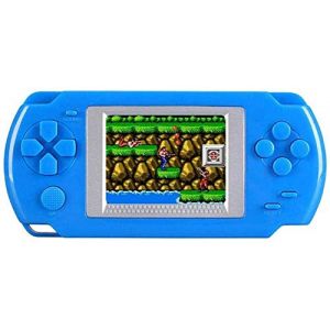 Console de jeu portable pour enfant, Construit en 268 jeux vidéo rétro classiques Écran de 2 pouces Système de joueur de jeu vidéo d'arcade de console de jeu portable Cadeau pour enfant (Blue) (LinJeremy7, neuf)