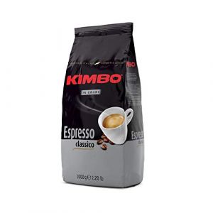 Ensemble kit Caf&eacute; en grains Kimbo avec 2 x Espresso Classico - 2 sachets de 1 kg (Italiaen Gourmet UK Ltd, neuf)