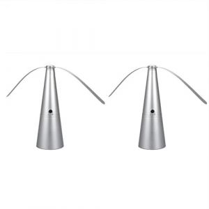 2PCS Ventilateur Anti Mouche De Table Rechargeable, Chasse Mouche De Table, Repousse Mouches, Ventilateur Insectes Table, Anti Mouches Pour La Maison Intérieure, Le Patio De Jardin Extérieur (tomantle, neuf)