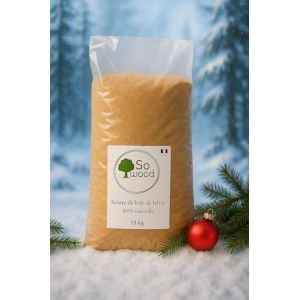 Sciure de Bois de h&ecirc;tre pour Fumage 13KG Naturel 0.35 &agrave; 0.9 mm Tout fumoir (NEEL TRADING, neuf)