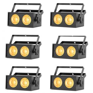 6PCS RGBW Par LED Lumi&egrave;re de Sc&egrave;ne 150W Lumi&egrave;re F&ecirc;te DMX 8CH &Eacute;clairage de Sc&egrave;ne, Lumi&egrave;re Soir&eacute;e DJ pour Bar F&ecirc;te Th&eacute;&acirc;tre Projecteur Mariage (HUACHAI-STORE, neuf)
