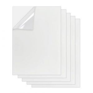 Lot de 20 feuilles de papier holographique autocollant, Format A4 (21 x 30 cm), vinyle waterproof pour photo scrapbooking DIY(Transparent) (YIYUAN-MENG, neuf)