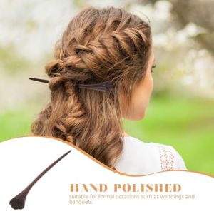ARTSEWPLY Epingle Chignon Bois Naturel pour Femmes Bijoux Cheveux Style Oriental Accessoires de Coiffure Traditionnels pour Mariage et Coiffures Anciennes (Xiiierw, neuf)