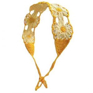 DINSOAVR Coiffe, ethnique crochet fleur cheveux foulard bandeau fille bandanas foulard de voyage foulard cheveux foulard élégant cheveux foulards (guangzhoujucikejiyouxiangongsi, neuf)