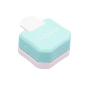 Craftelier - Perforatrice &agrave; 3 fonctions pour coins d&eacute;cor&eacute;s &agrave; pression pour papiers, cartons et papiers photo | Sp&eacute;ciale pour le scrapbooking et les loisirs cr&eacute;atifs | Tailles de coins : 4, 7 et 10 mm (Craftelier, neuf)