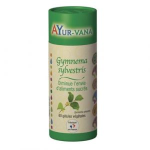 Gymnema sylvestris AYur-vana - 60 g&eacute;lules - Diminue l'envie d'aliments sucr&eacute;s (REKINKE, neuf)