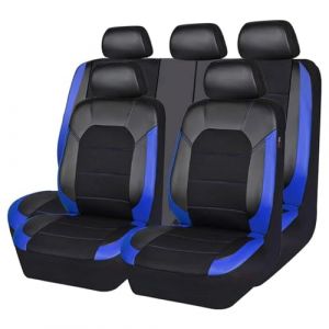 AIMXGBPS 9 PièCes Housse De SièGe De Voiture, pour Renault Kadjar 2014-2020 ImperméAble Cuir Quatre Saisons Protecteur de Siège Compatible Airbag LatéRal,C (suiyueheng, neuf)
