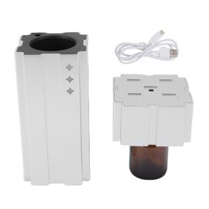 Diffuseur D'huile Essentielle à la Brume à la Brume, Conception Anti-fuite Largement Applicable de 20 Ml de Diffuseur sans Eau pour le Bureau de Voiture à Domicile (SILVER) (Smandye, neuf)