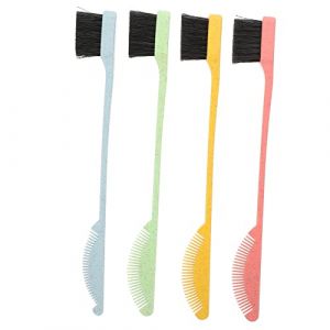 HAMPPLIES 4pièces Peigne à Sourcils Brosse Outil De Maquillage Pour Coiffer Et Dessiner Sourcils Pratique Pour Usage Professionnel Et Domestique (Chfaan, neuf)